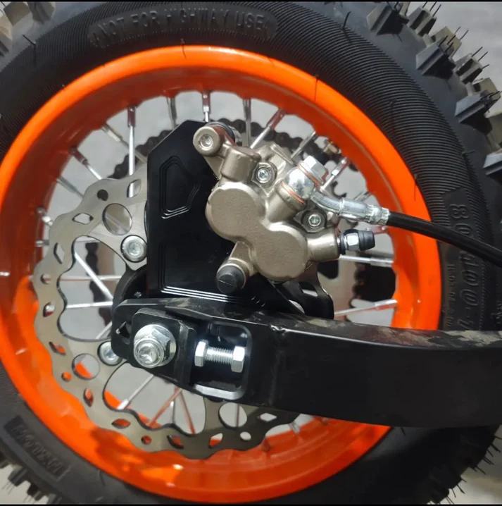 Installed brake detail